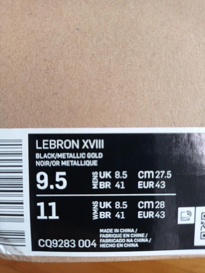 Nike LeBron 18 Lakers CQ9283-004 
