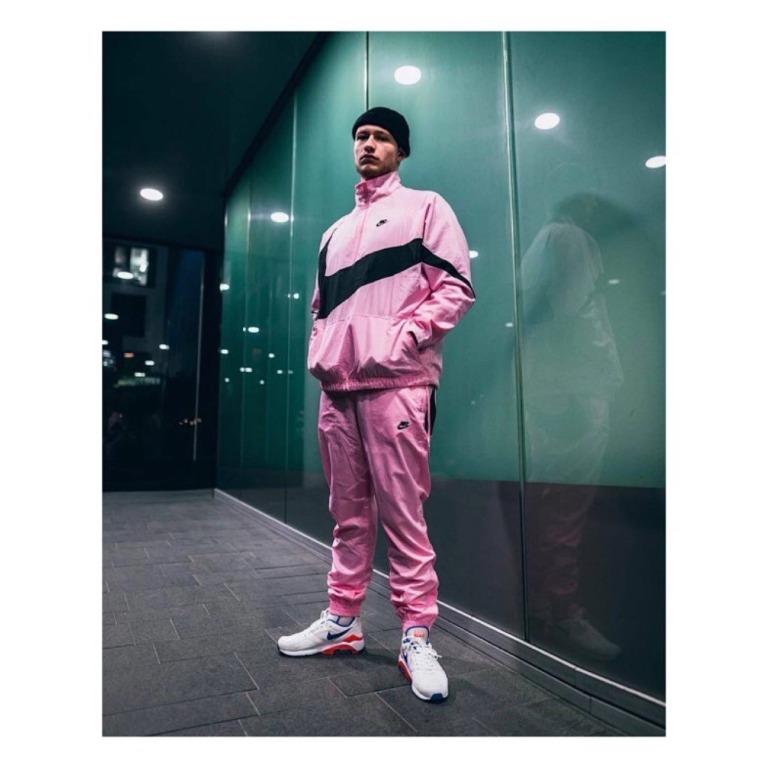 Nike vaporwave joggers with large swoosh best sale