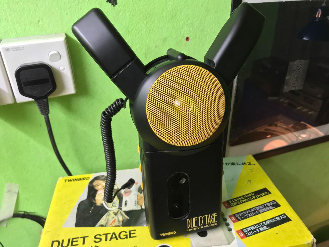 (NOS) Twinbird Duet Stage Karaoke / Cassette Player, Audio, Soundbars