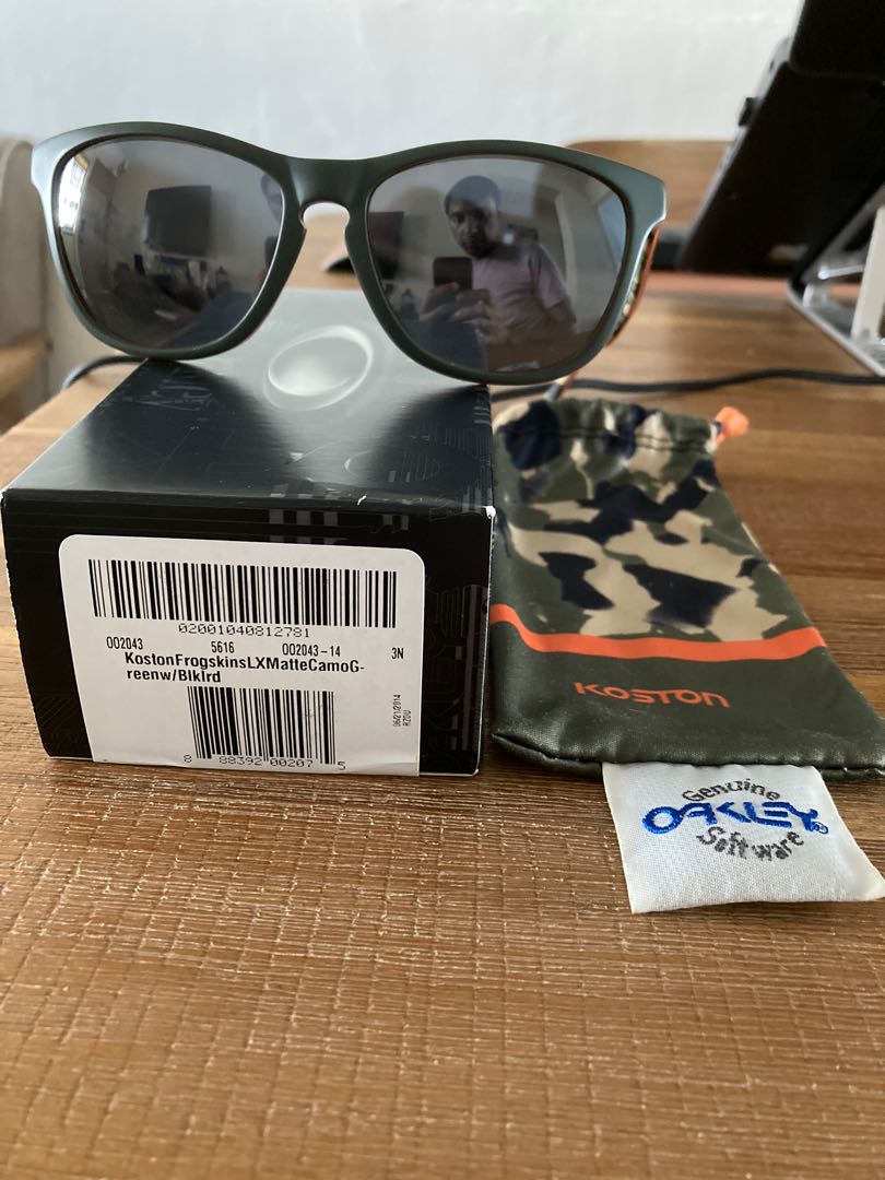 Oakley Frogskins LX Eric Koston Camo Collection, Men's Fashion, Watches &  Accessories, Sunglasses & Eyewear on Carousell
