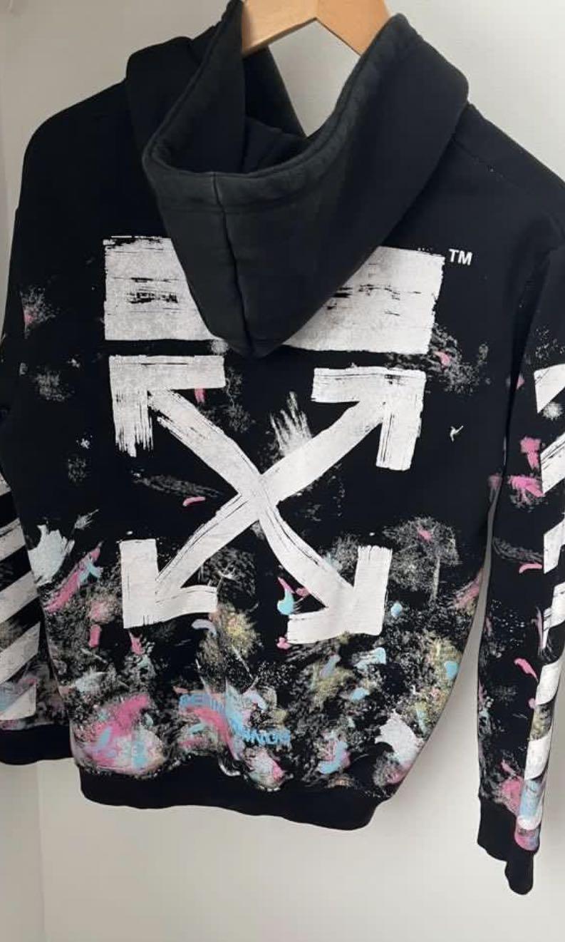 Off white seeing things hoodie galaxy best sale