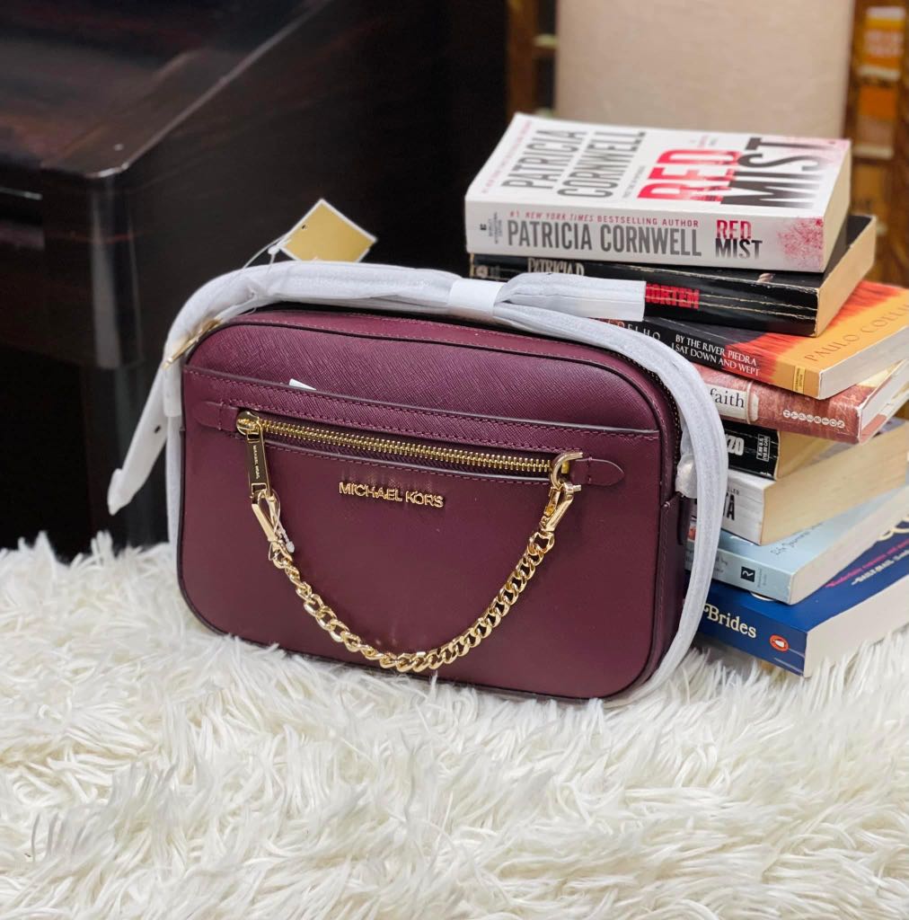 Michael kors camera bag red outlet