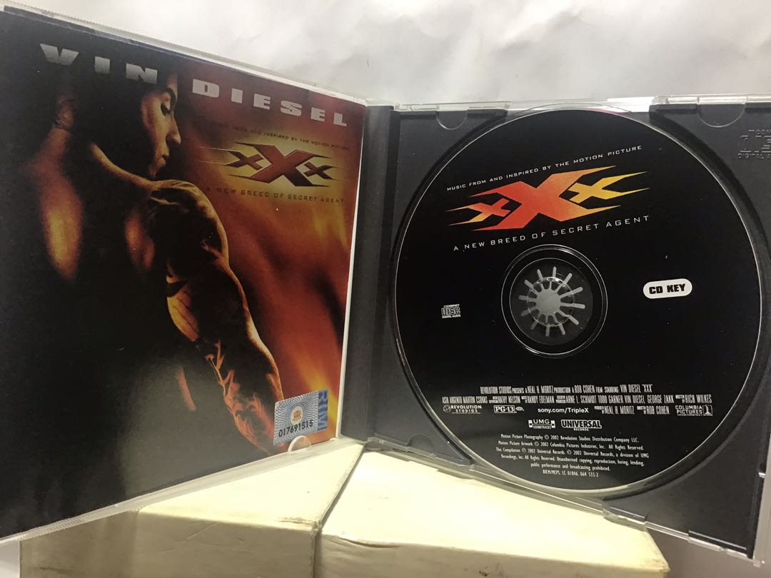 ORIGINAL PRESS Vin Diesel XXX OST OOP CD Anubis Soundtrack, Hobbies ...