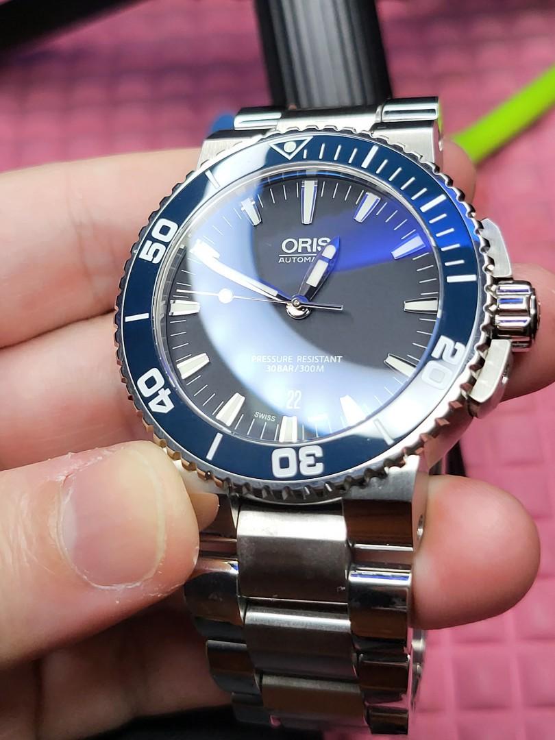 Oris aquis hotsell deep blue