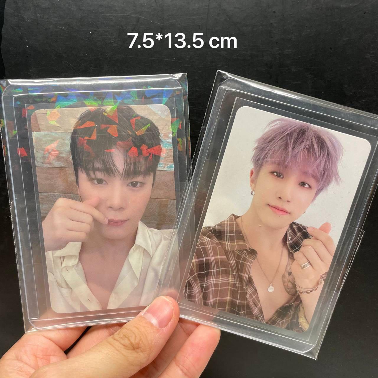 Plastic sleeves popcorn games kpop photocards photos polaroids postcards albums astro exo Twice