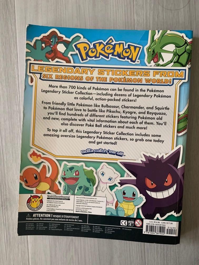Pokemon Sticker Collection Books, Hobbies & Toys, Books & Magazines