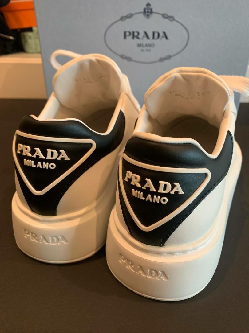 Buy Prada Women's 3E5939 Leather Sneaker at Ubuy India