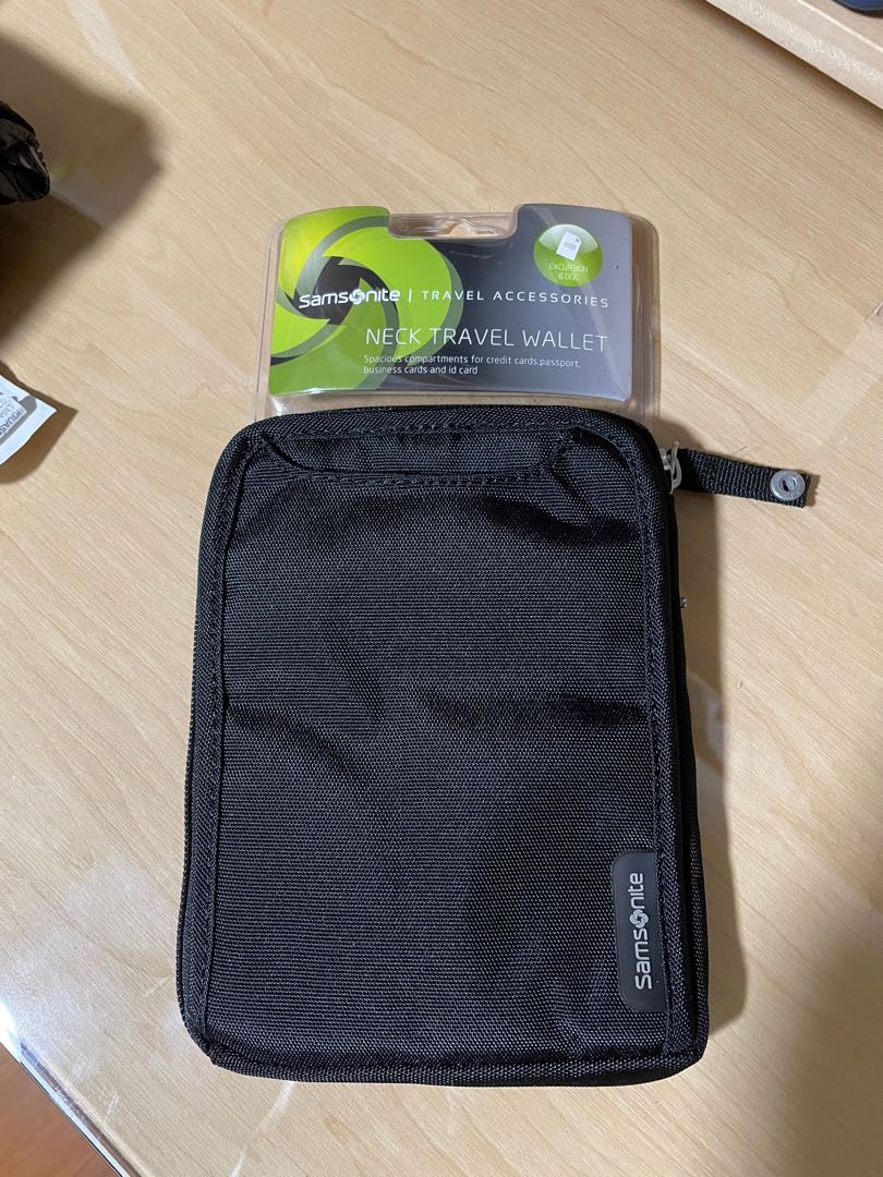 Samsonite Travel Neck Wallet, Men's Fashion, Bags, Belt bags, Clutches