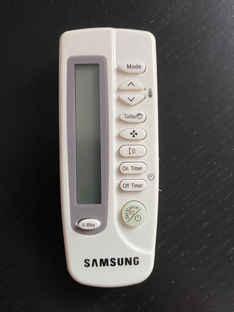 Samsung Aircon remote control, TV & Home Appliances, Air Conditioners & Heating on Carousell