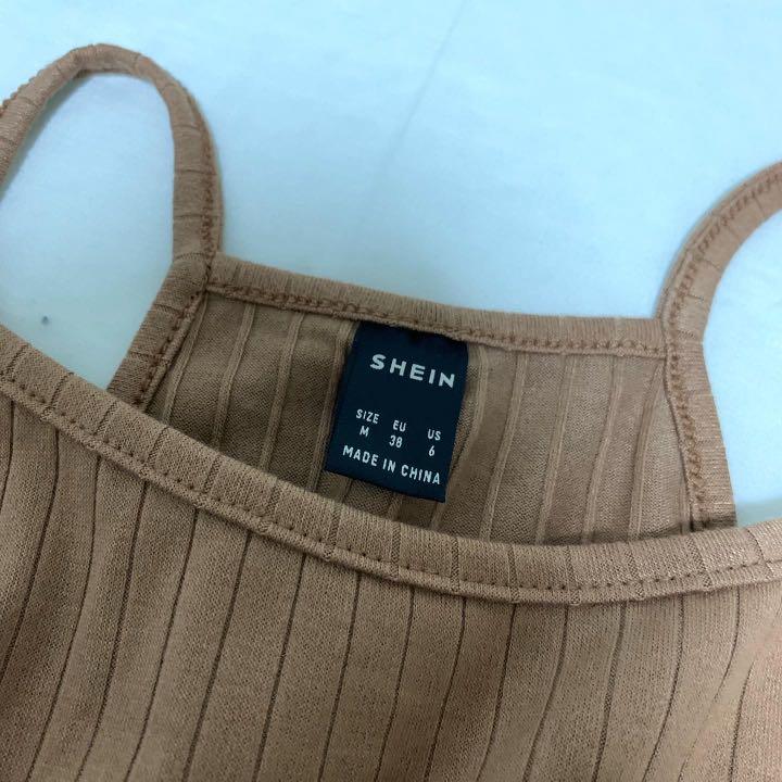 SHEIN MEDIUM BROWN TANK DRESS (Category: Dresses) located in Quezon City. Submitted by stopover_ph (Listing ID 1146634365, Image 1). Description: .