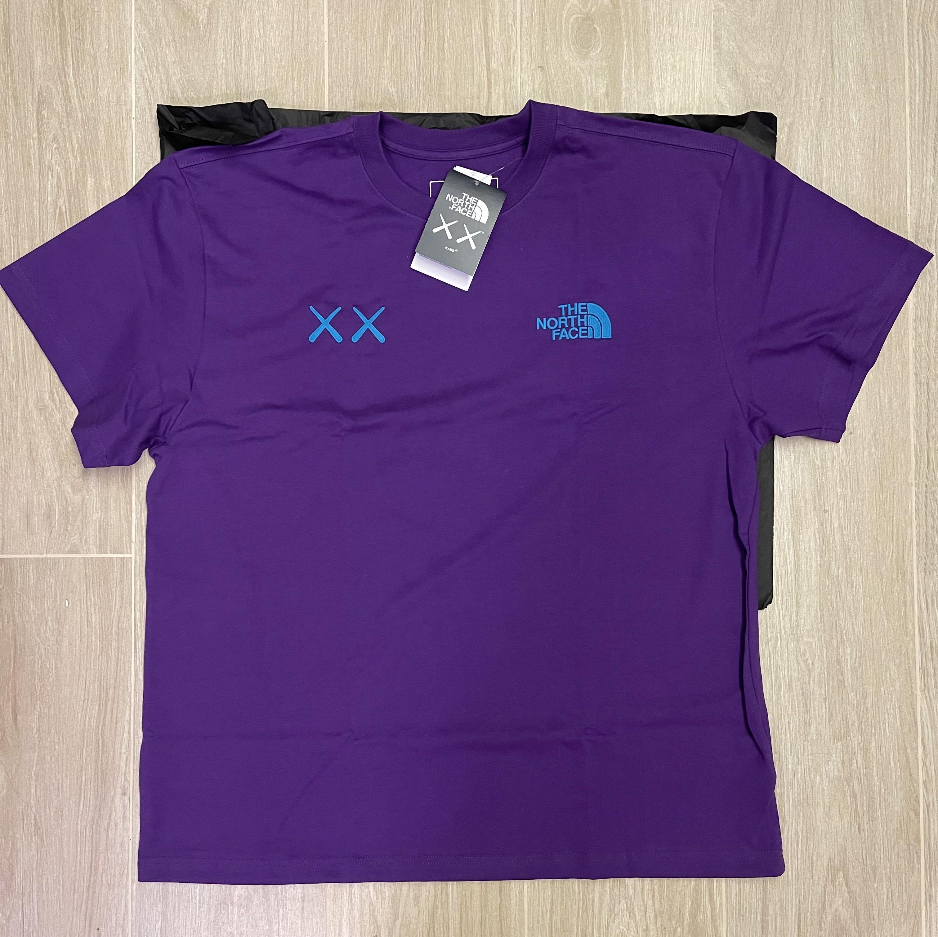 抽籤貨size XL) 全新正版North Face x KAWS T Shirt Men Size XL, 男裝