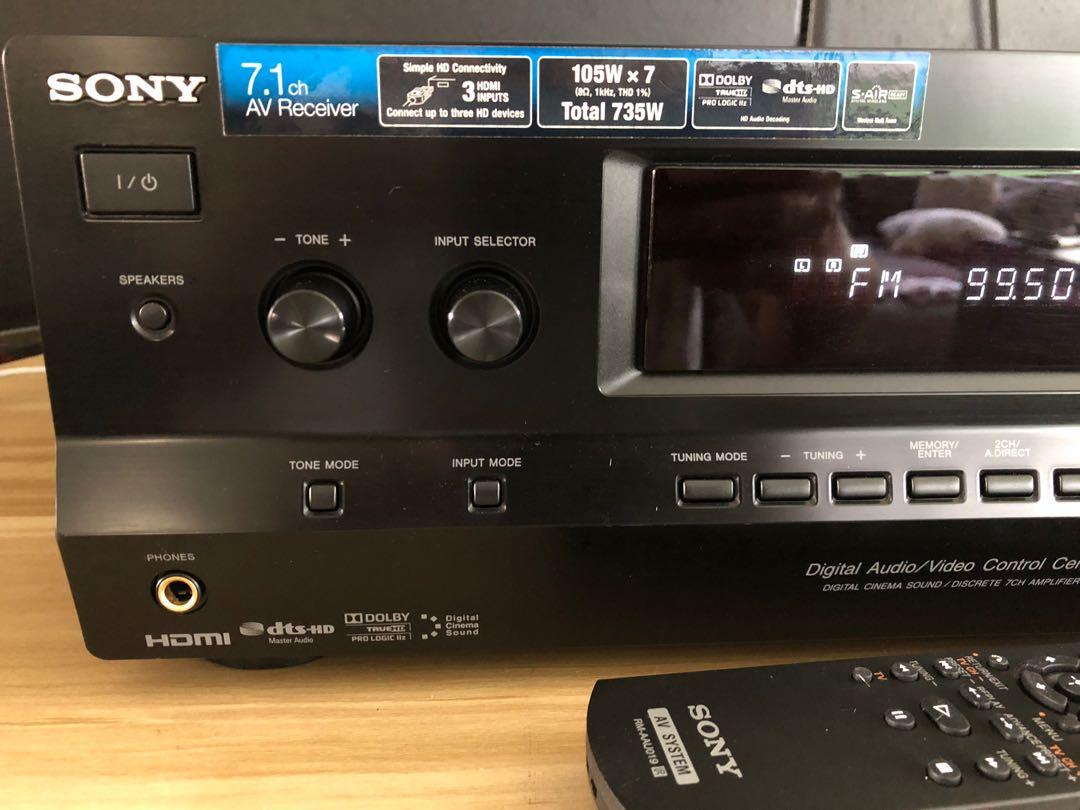 Sony STRDH710 Digital Audio/Video Control Center 7.1ch 735w HDMI AM/FM