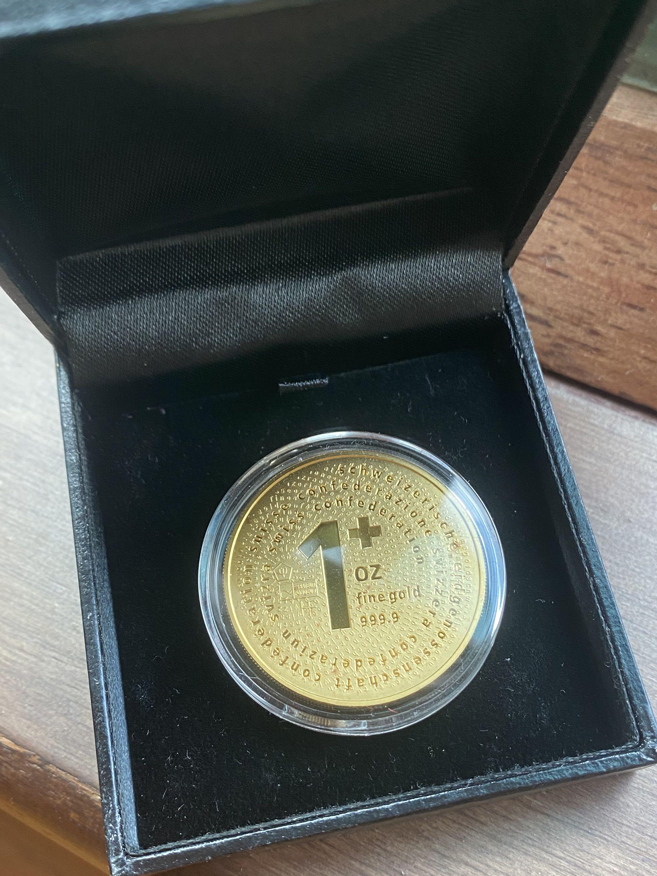 D*O様 Suisse 1オンス 金塊 999.9 Amazon.com: Replica One Ounce 999 Gold Plated Swiss Gold Bar