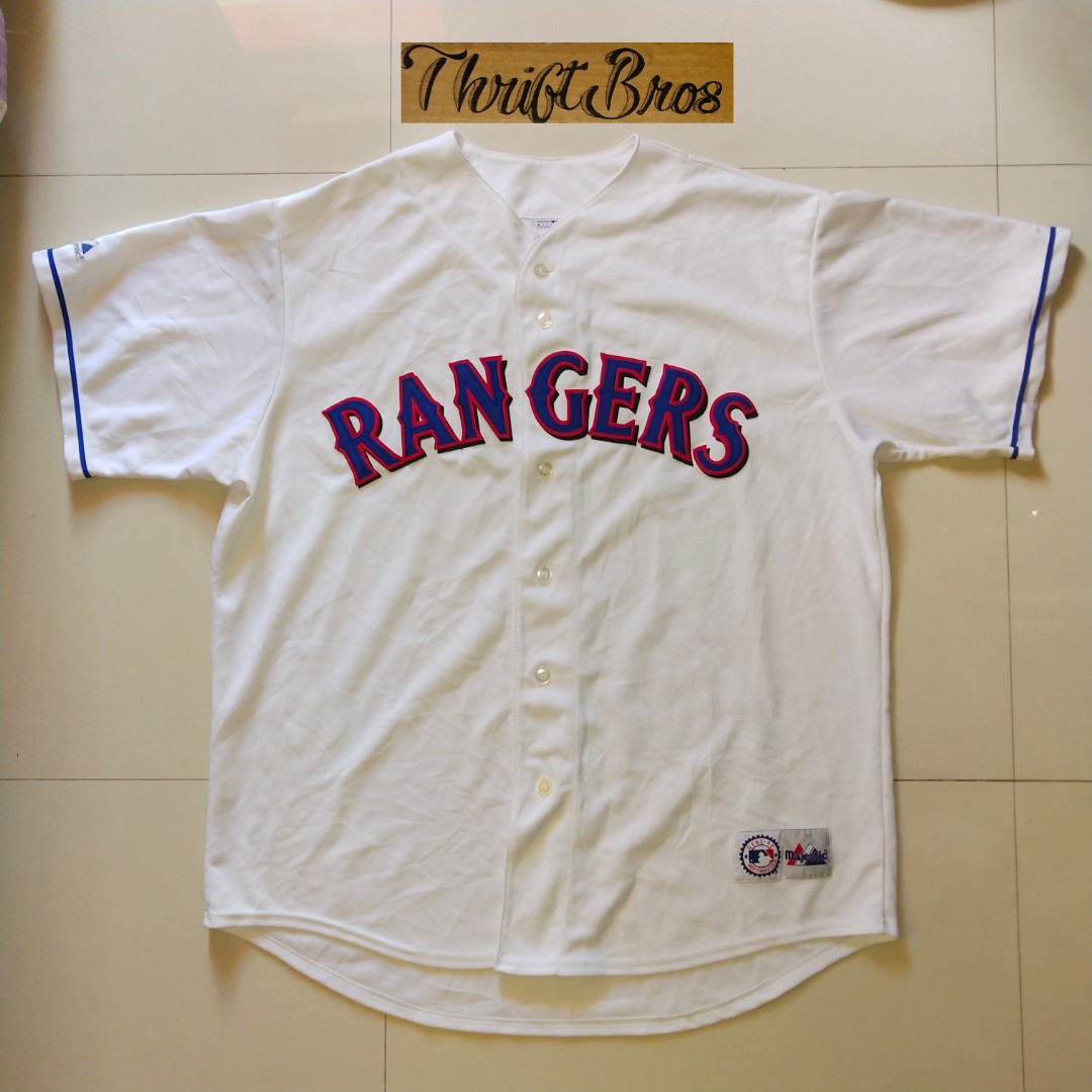 Texas Rangers baseball Jersey, Men's Fashion, Tops & Sets, Tshirts & Polo  Shirts on Carousell