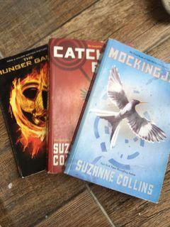 The hunger games series! For sale!