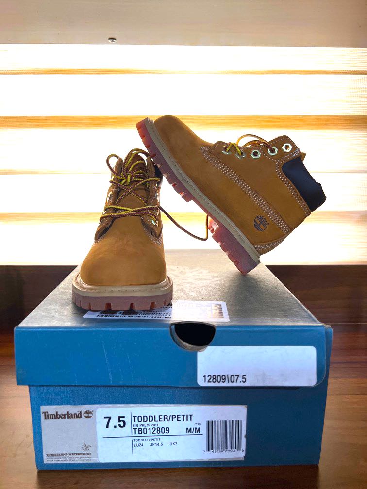 TIMBERLAND EARTHKEEPERS EK Lace Up Wheat Leather Junior Chukka Stivali  1899R B84C EUR 62,26 - PicClick IT