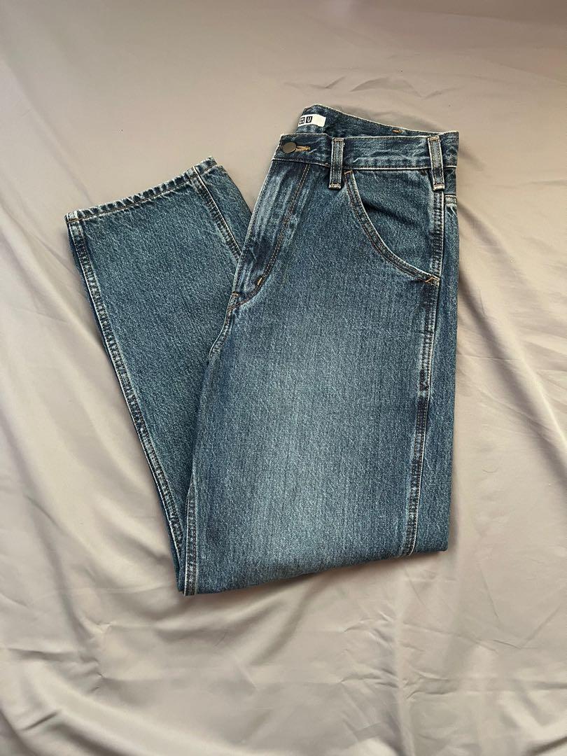 UNIQLO U SERIES WIDE FIT TAPERED JEANS 
