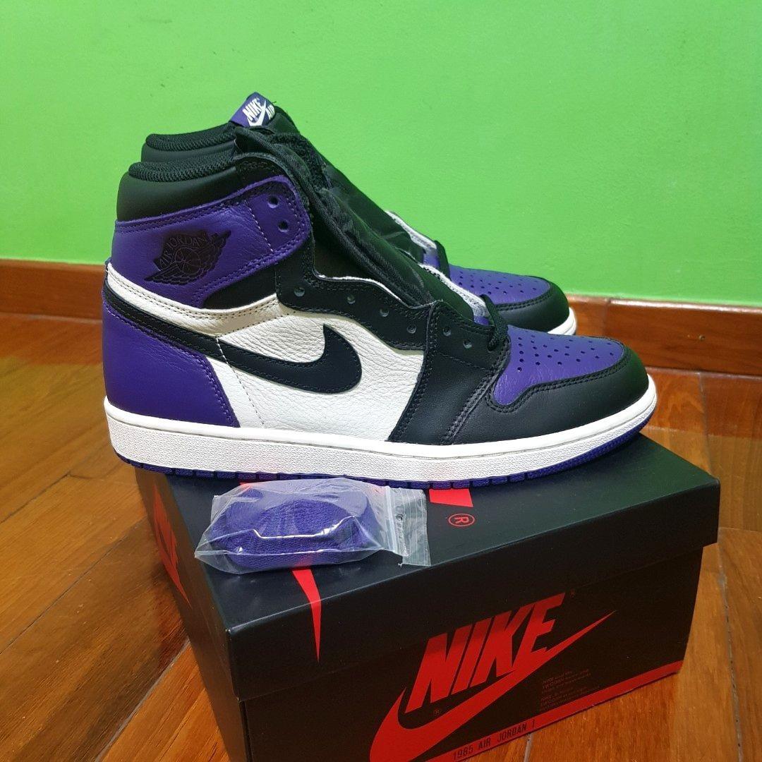 Air jordan 1 purple toe new arrivals