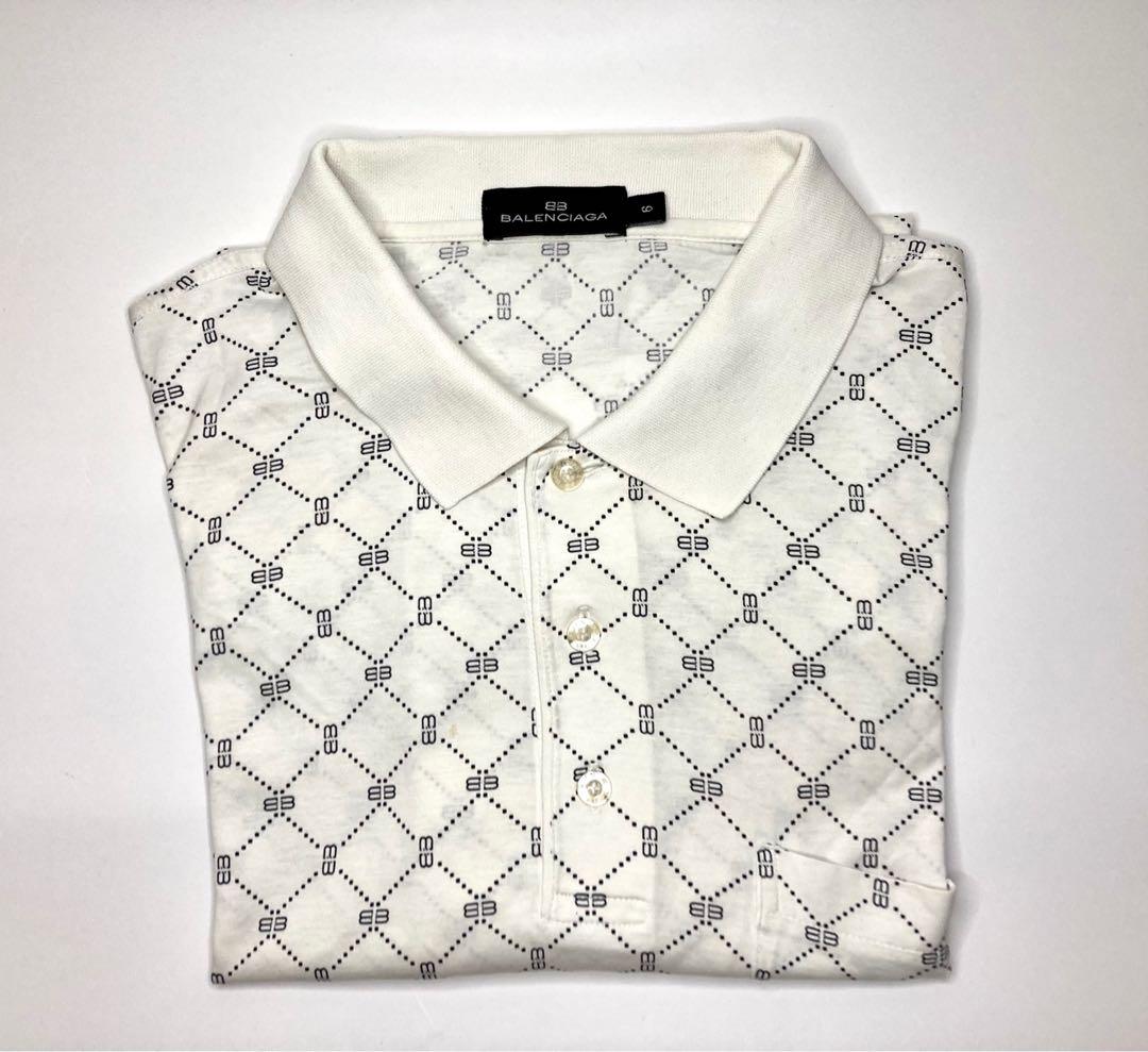 Balenciaga BB Monogram Short Sleeve Shirt Large Fit  Neiman Marcus
