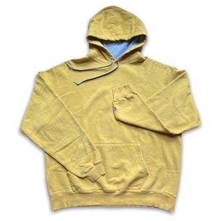 Men yellow champion hoodie on sale