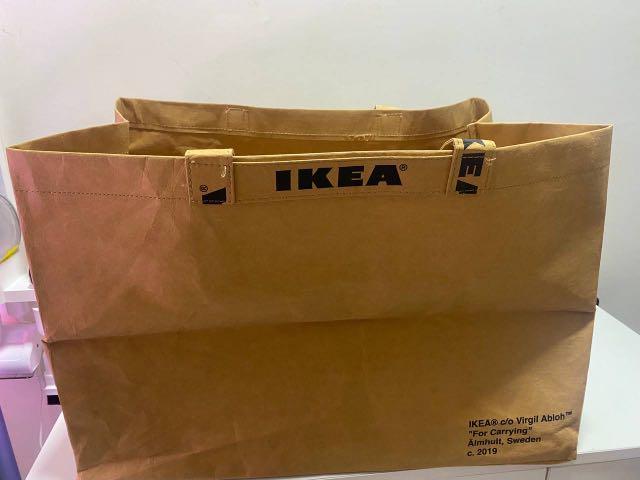 Virgil Abloh x IKEA MARKERAD Large Bag Brown, Luxury, Bags & Wallets on  Carousell