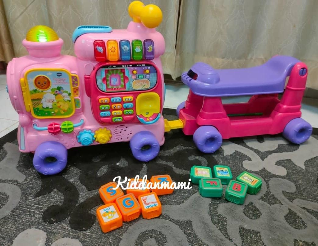 Vtech Sit to Stand Alphabet Train Pink Babies Kids Infant