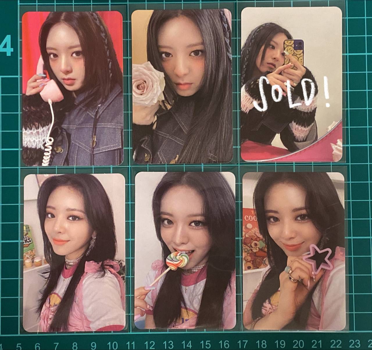 wts itzy yuna crazy in love cil album photocards, Hobbies & Toys
