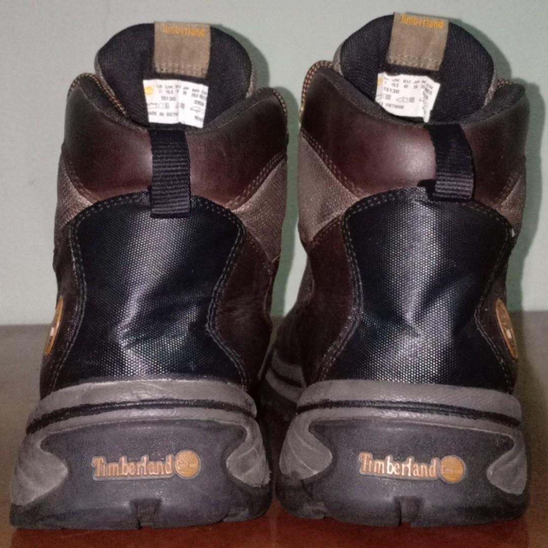 10.5uk Rm55 TimberLand ChocoRua Trail Mid Gore tex WaterProof Hiking Boots Leather Dark Brown