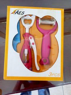 3pcs Imported Cheese Slicers and Wine Opener Brand New