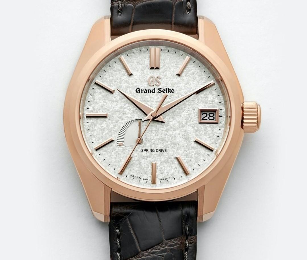 50 pieces Limited Edition Rose Gold Kirazuri Grand Seiko SBGA384, Luxury,  Watches on Carousell