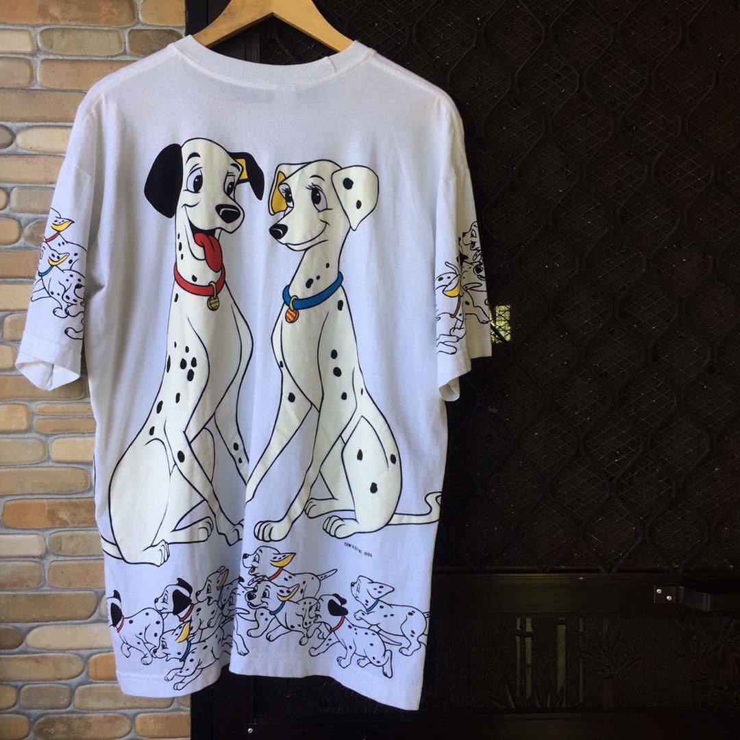 Vtg Disney 101 Dalmatians Aop Shirt Size XxxL