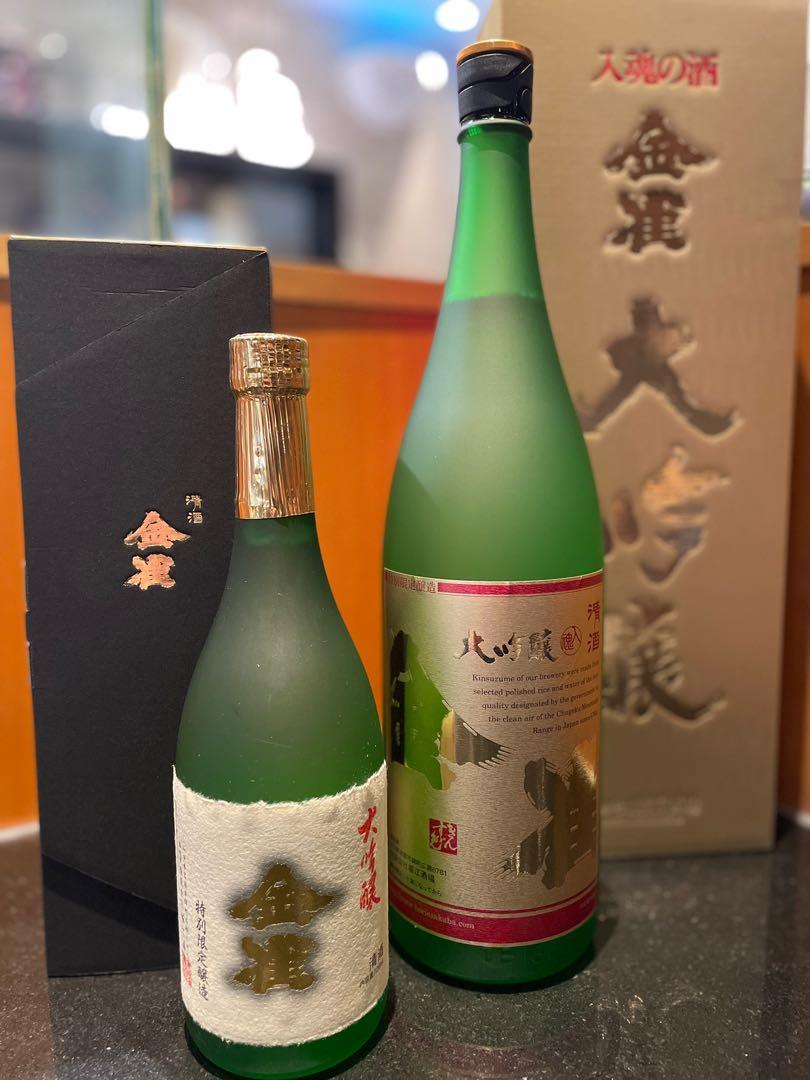 金雀大吟醸1.8L 清酒日本酒, 嘢食& 嘢飲, 酒精飲料- Carousell