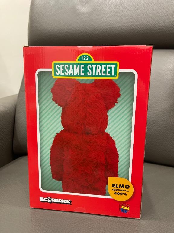 全新Bearbrick Elmo Costume 400% Ver.1, 興趣及遊戲, 玩具& 遊戲類