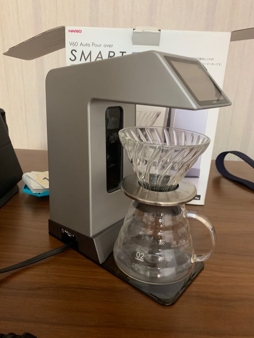 日版 Hario V60 Auto Pour Over Smart 7 智能手沖咖啡機, 家庭電器, 廚房電器, 咖啡機及咖啡壺