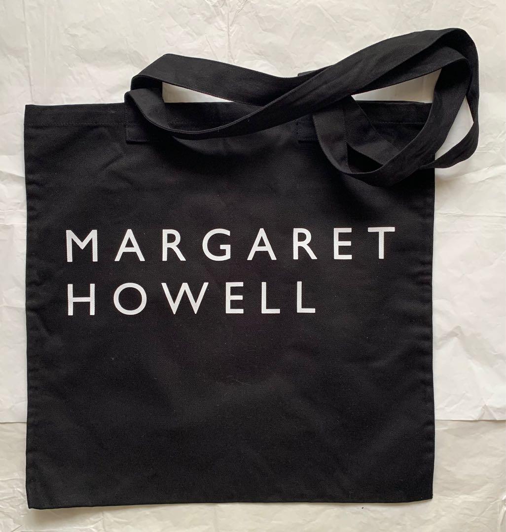 🇯🇵 Margaret Howell MHL tote bag 側孭袋、黑色厚身布袋, 環保袋, 男 