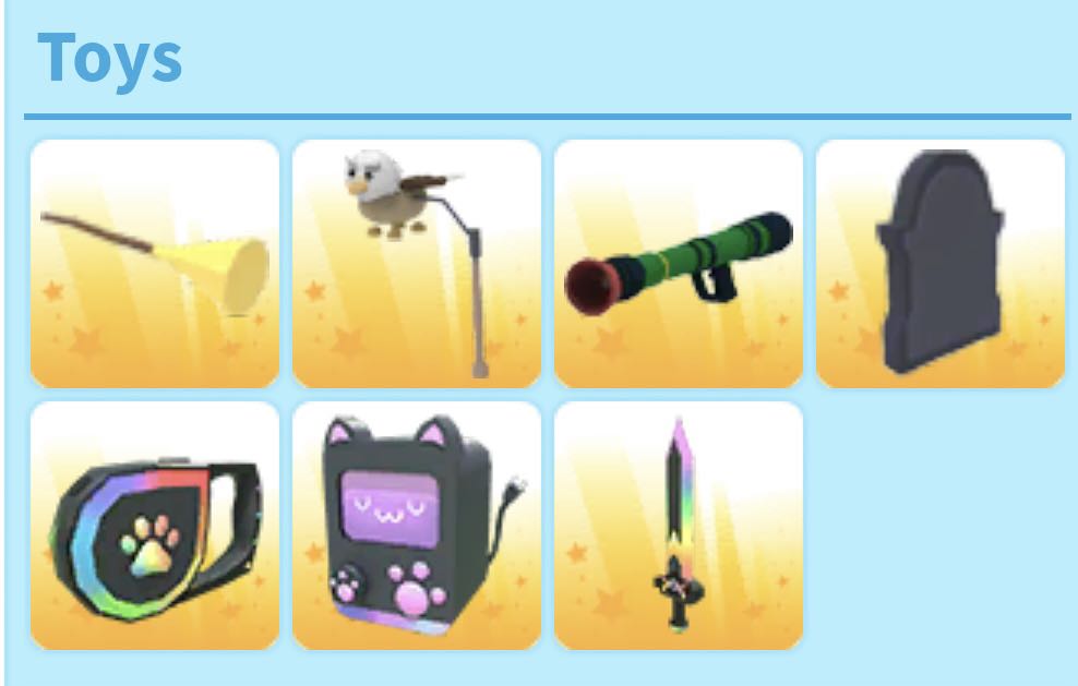 Adopt me toys, Video Gaming, Gaming Accessories, InGame Products on