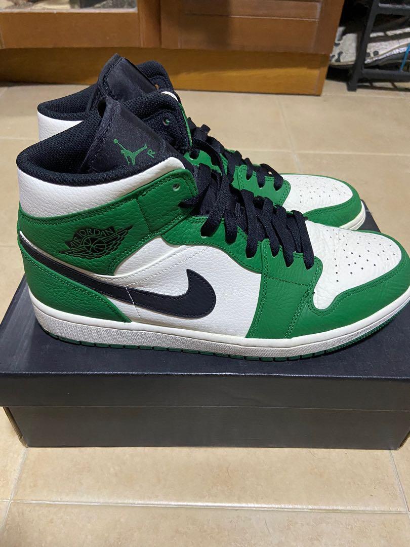 Air jordan 1 mid se green discount