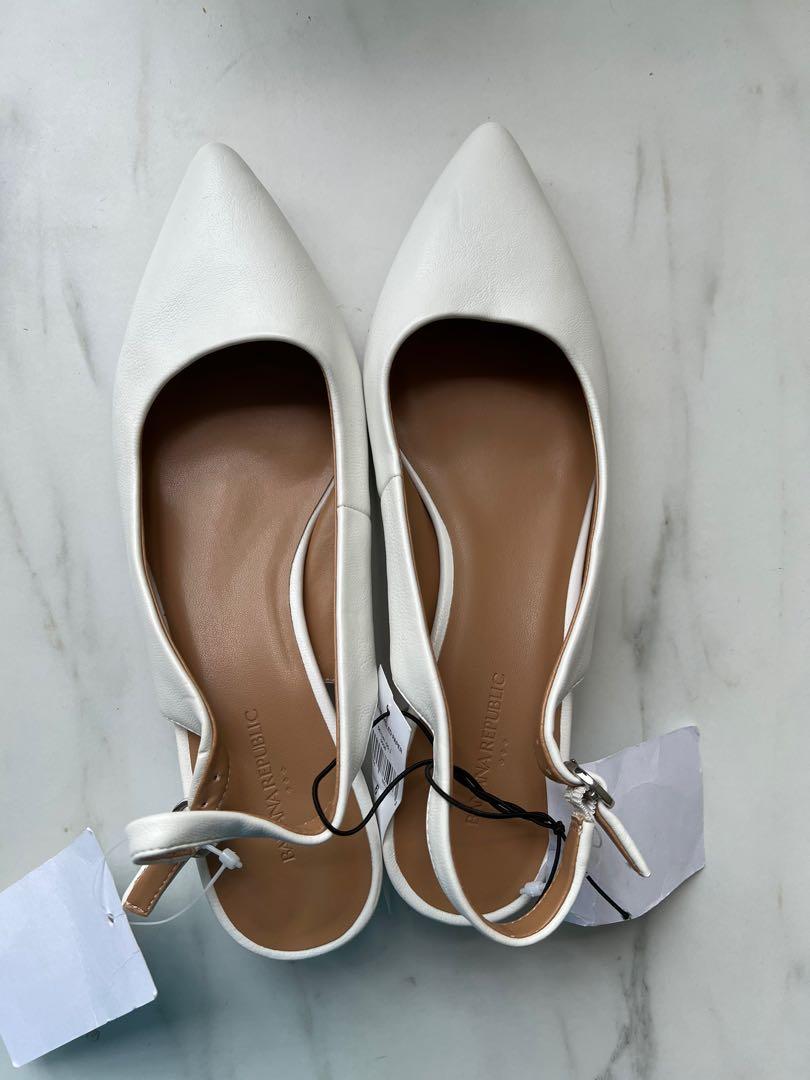 Banana Republic white sandals, Women's 