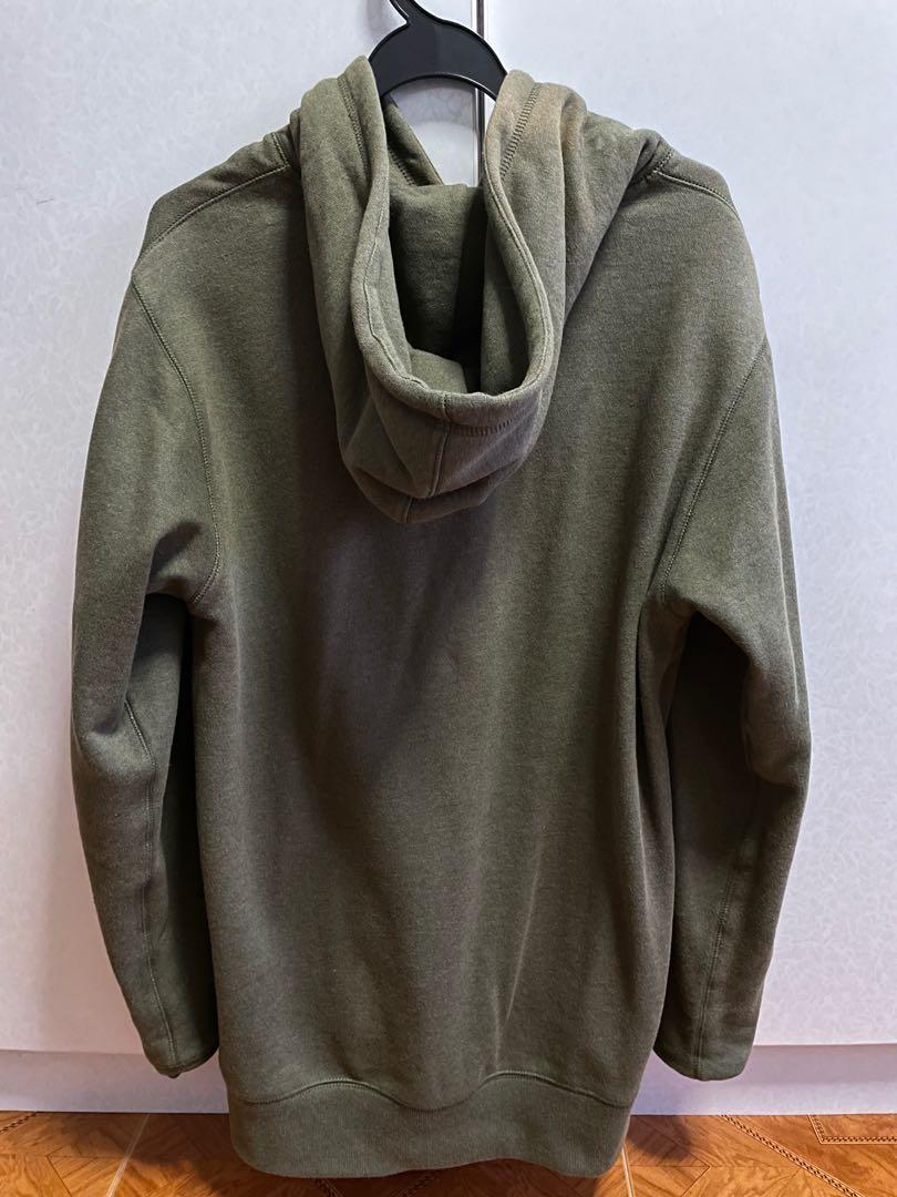 Mens army shop green hoodie