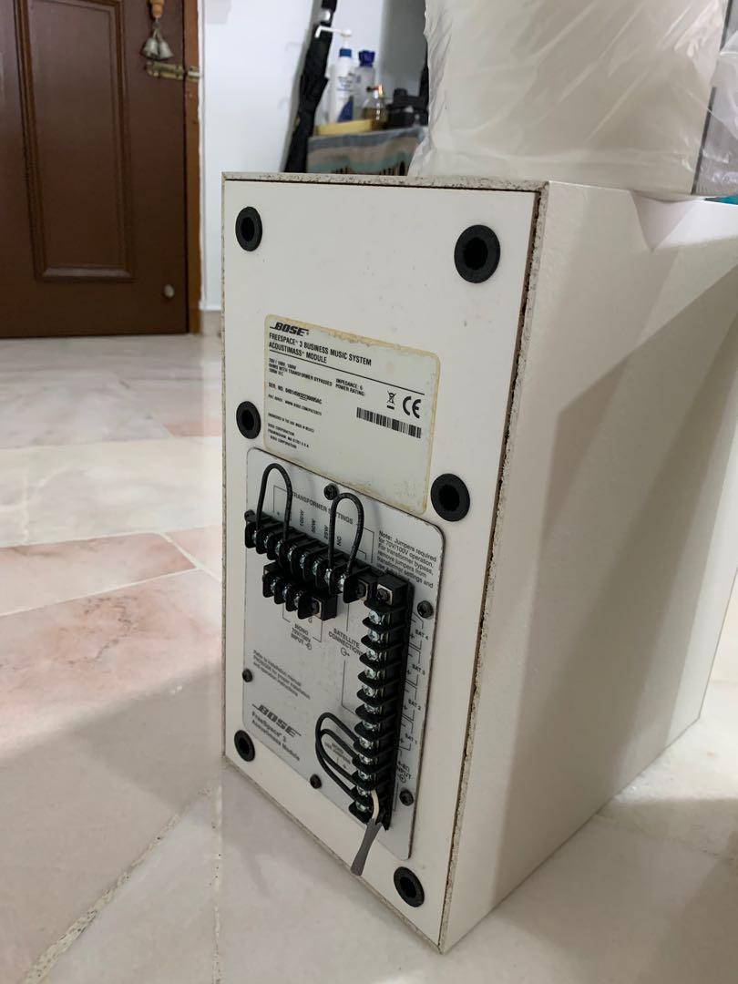 Bose freespace 3 business music system acoustimass module 2025