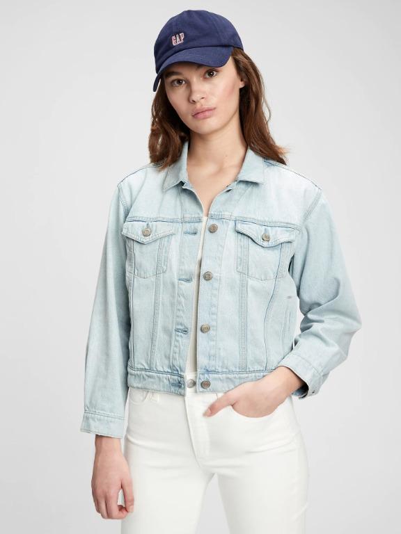 Gap cropped sale jean jacket