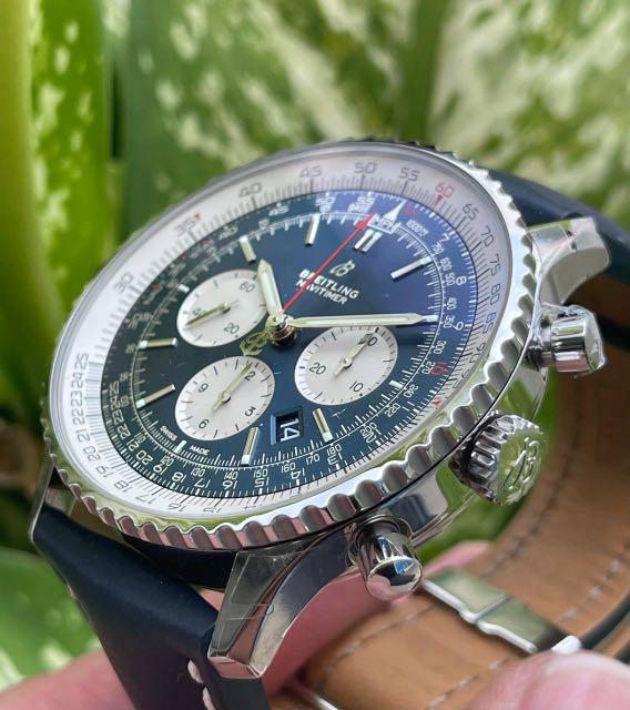 Breitling navitimer 46mm hotsell blue