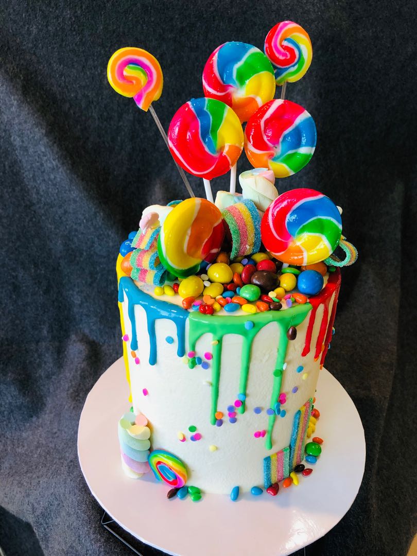 Candy Themed Birthday Cake - A Little Cake