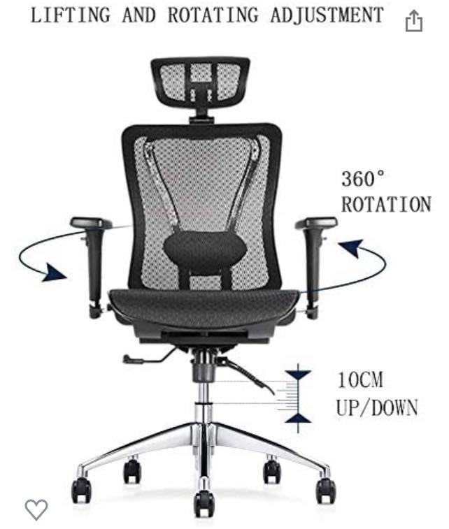 Cedric Office Chair,Breathable Mesh Computer Chair with Ergonomic