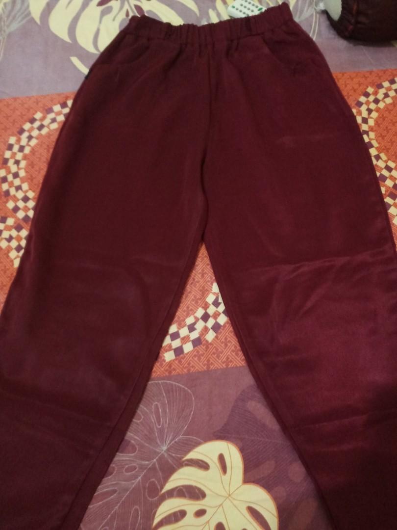 Celana maroon, Fesyen Wanita, Pakaian 