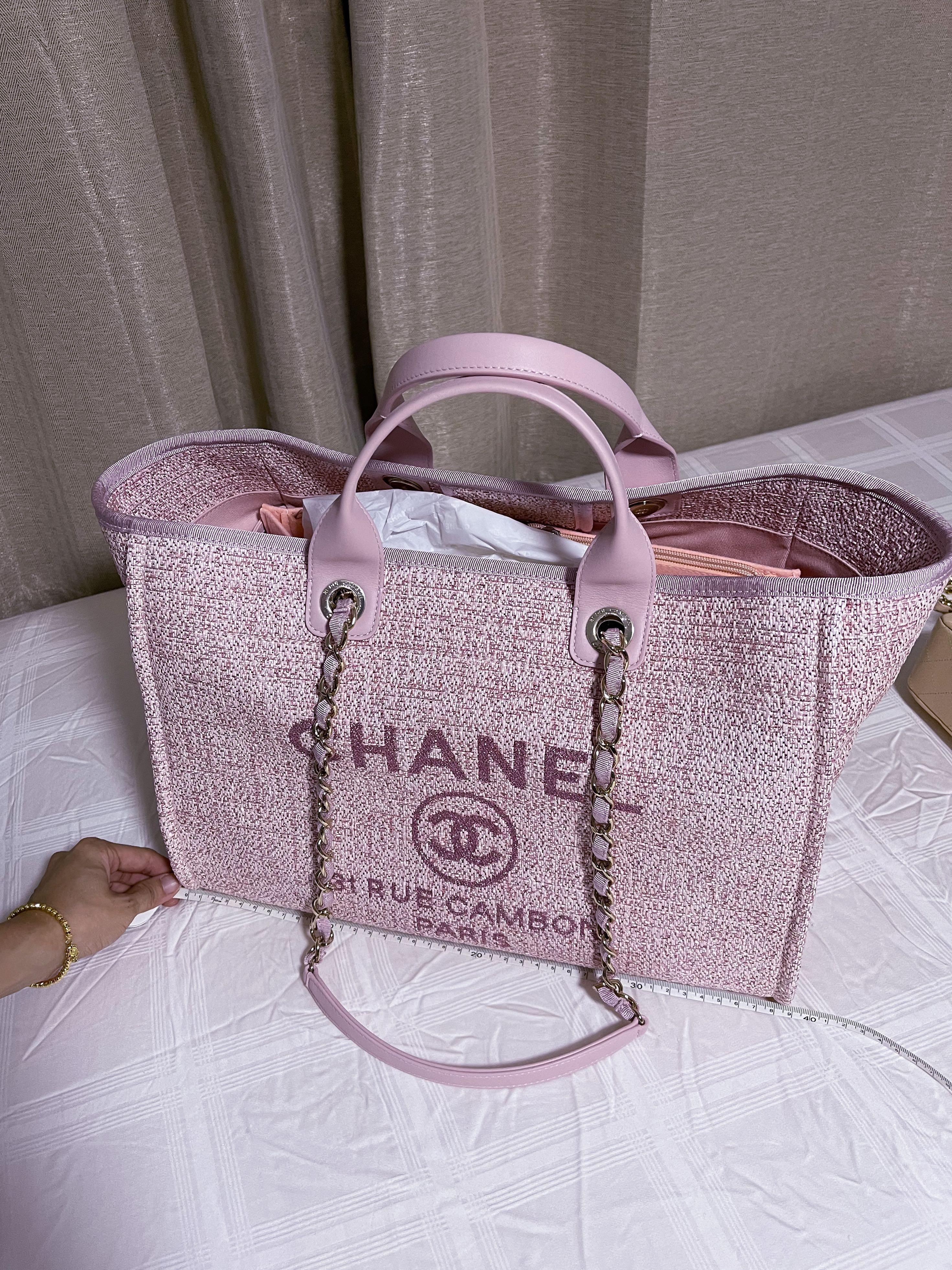 Rare- 2021 Chanel Deauville Pink Tweed Full Set with original receipt