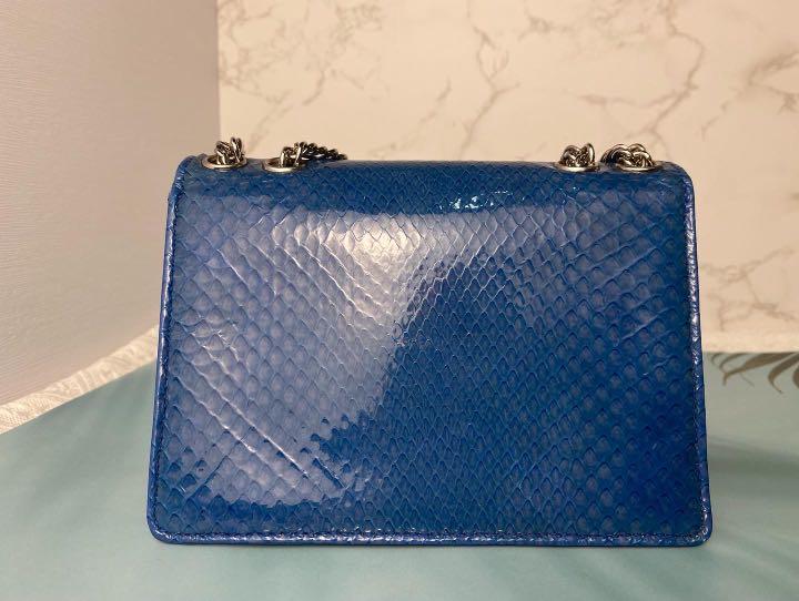Chanel Mini Python Sling Bag (Category: Bags & Wallets) located in Singapore. Submitted by i1bag (Listing ID 1150019299, Image 3). Description: 💙Chanel Mini Python Sling Bag💙 - Silver Hardware - Blue Python 🏷$4800 🔖Comes with Hologram - Inventory 542 📞+65 8023 4618 🏠62 Ubi Road 1 Oxley Bizhub 2 #01-34 Singapore 408734 🌍Worldwide Shipping Available 💰Reserve with Deposit 💯Authentic Guaranteed I1bag is a Singapore registered preowned luxury