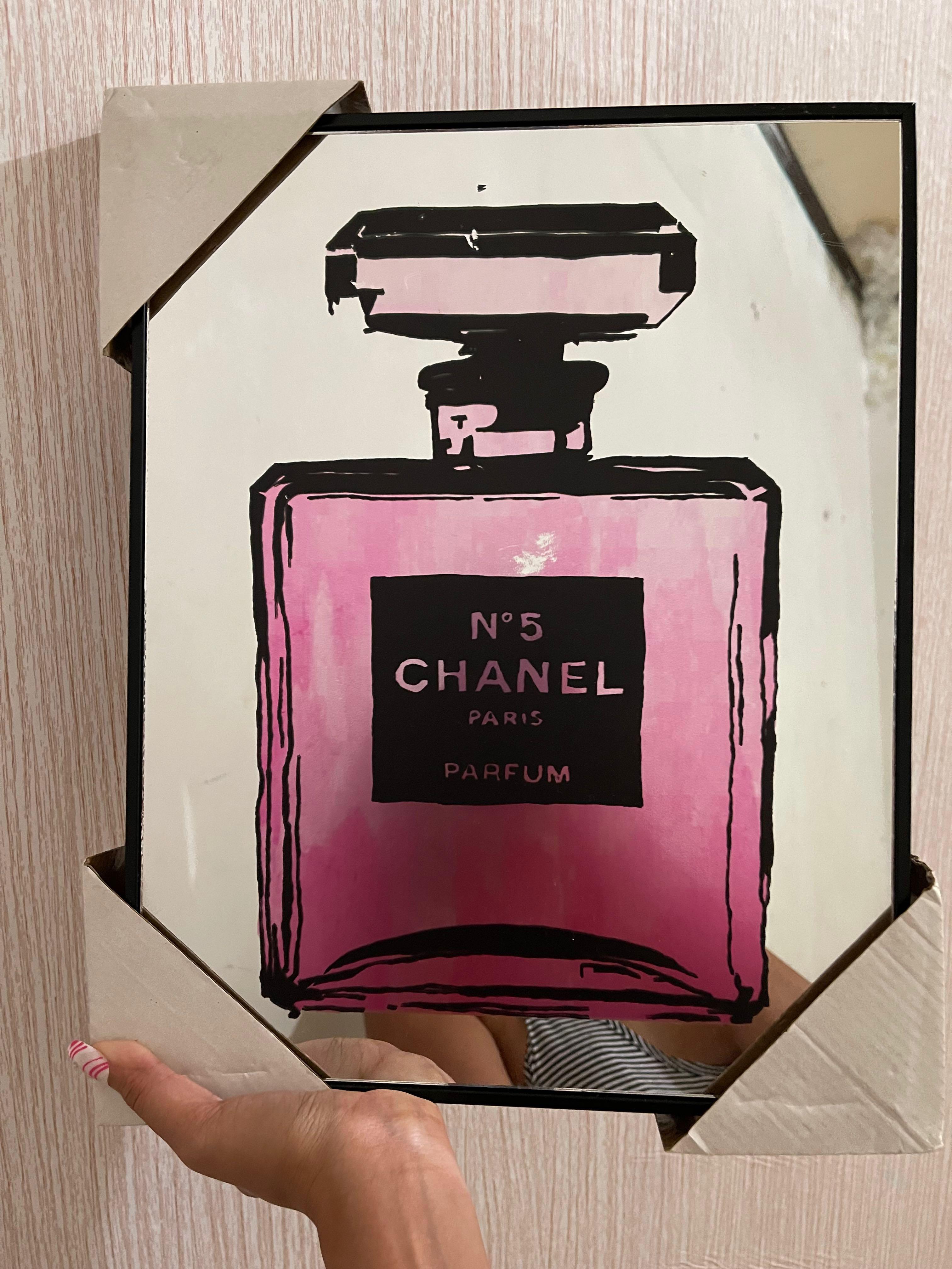 Chanel mirror wall decor, Furniture & Home Living, Home Decor, Wall