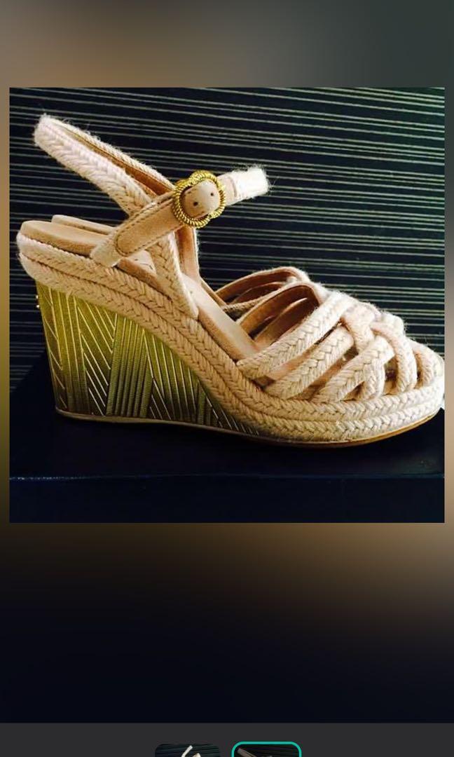Wedges chanel new arrivals