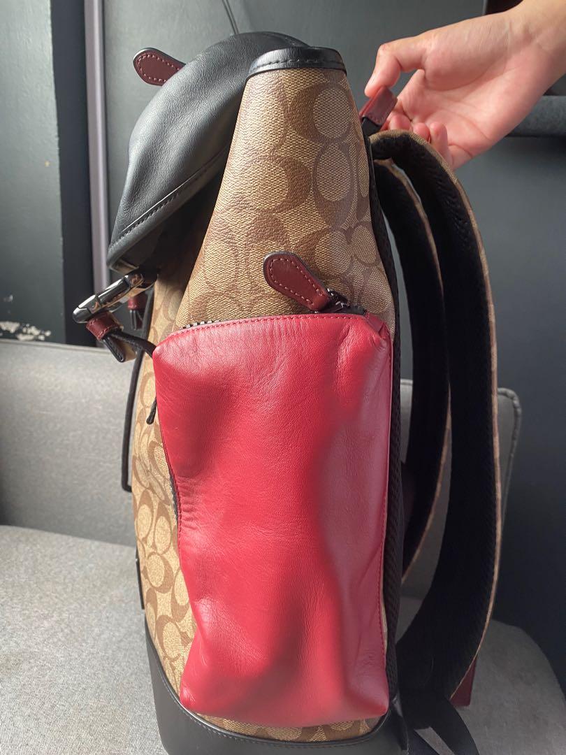 Coach Ranger Backpack Colorblock Signature Canvas